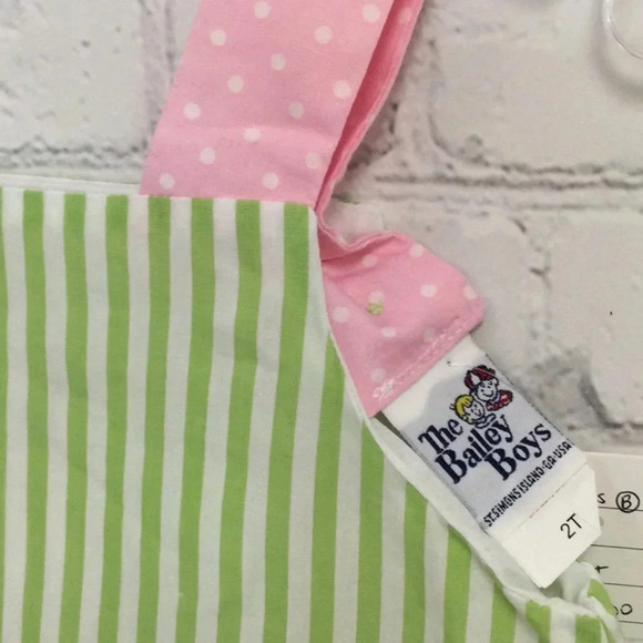 NWOT Bailey Boys 2T Stripe Ruffle Dress - Picture 4 of 6